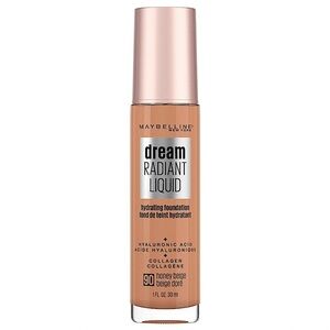 Maybelline 90 Honey Beige Dream Radiant Liquid Hydrating Foundation 1oz